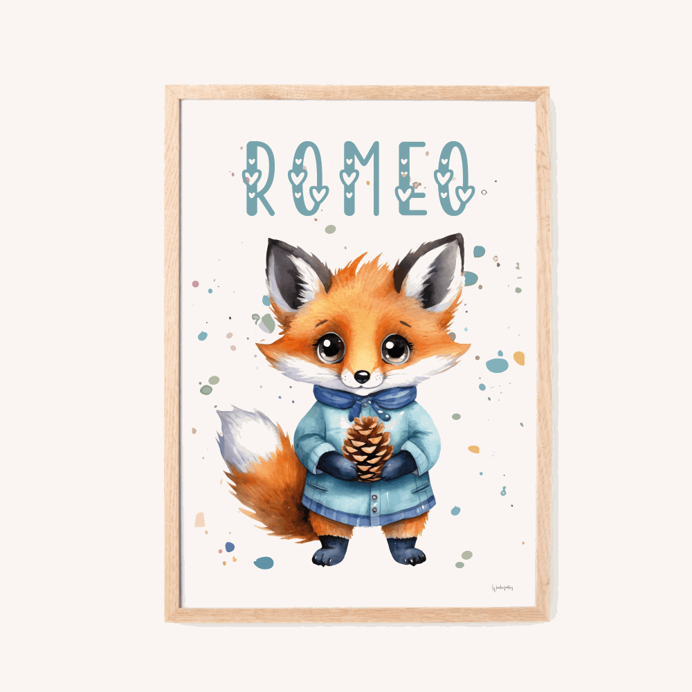 Børneplakat - Ræv
