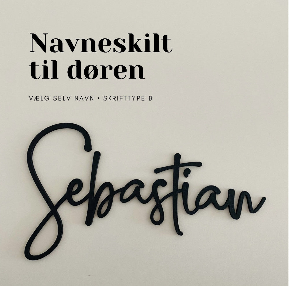 Navneskilt Woodenfactory