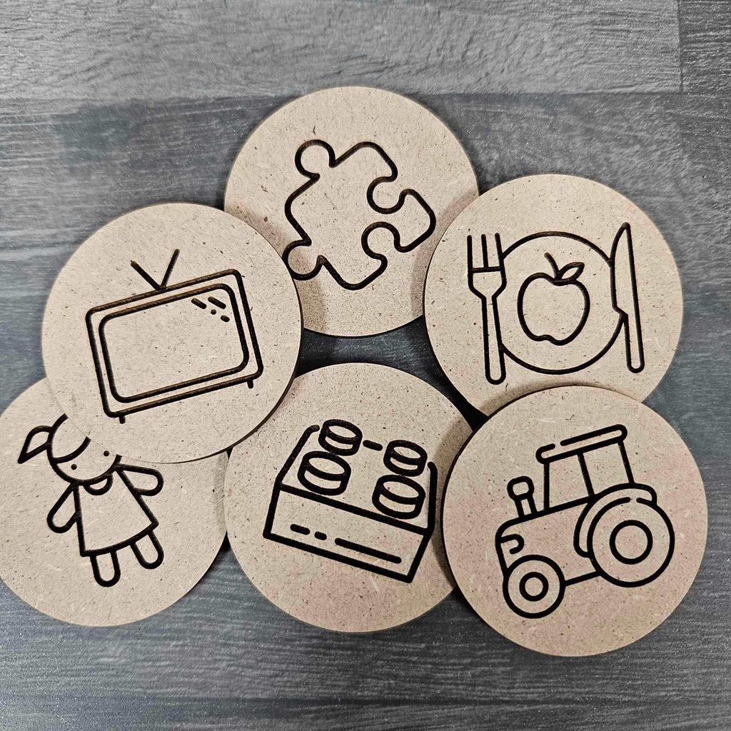 Organiserings- og oprydnings brikker Woodenfactory